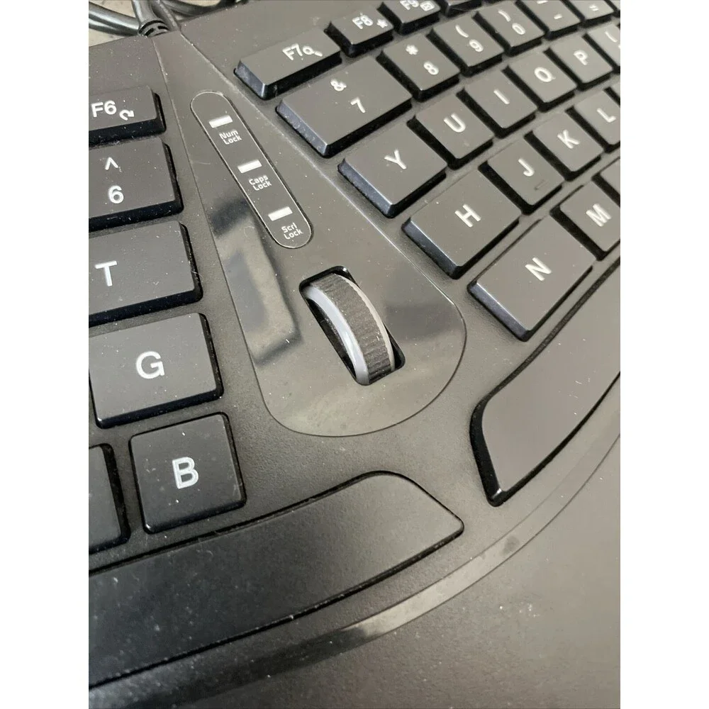Perixx PERIDUO-505 Wired USB Ergonomic Split Keyboard ONLY Tested Working